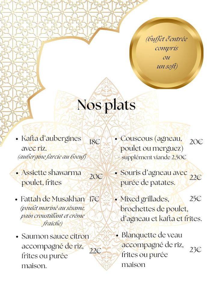 L'etoile D'orient - Menu Image 3